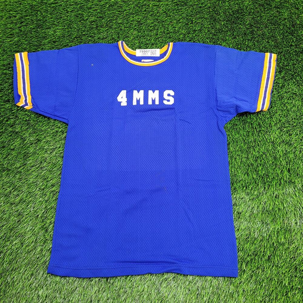 Vintage 60s Felco Nylon Ringer Jersey Shirt S/M 19x26 New-York